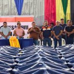 ENTREGA DE 1.500 CESTAS BÁSICAS E 100 CAIXAS D’ÁGUA É INICIADA NO GINÁSIO PROFESSOR LUCIVAL